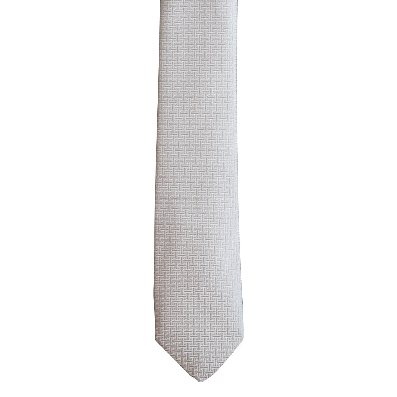 Grey with lines necktie (skinny)