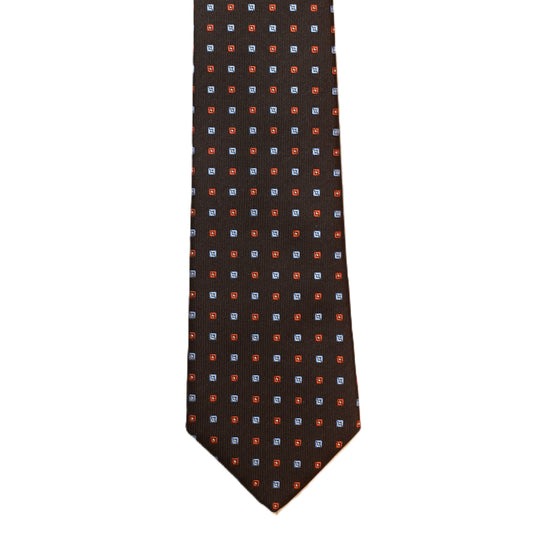 Brown_necktie_with_orange_light_blue_squares