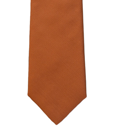 Burnt orange necktie