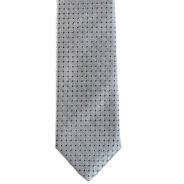 Grey with grey squares and black dots