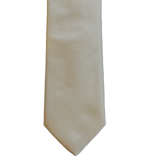 Light yellow necktie with diagonal lines (long)
