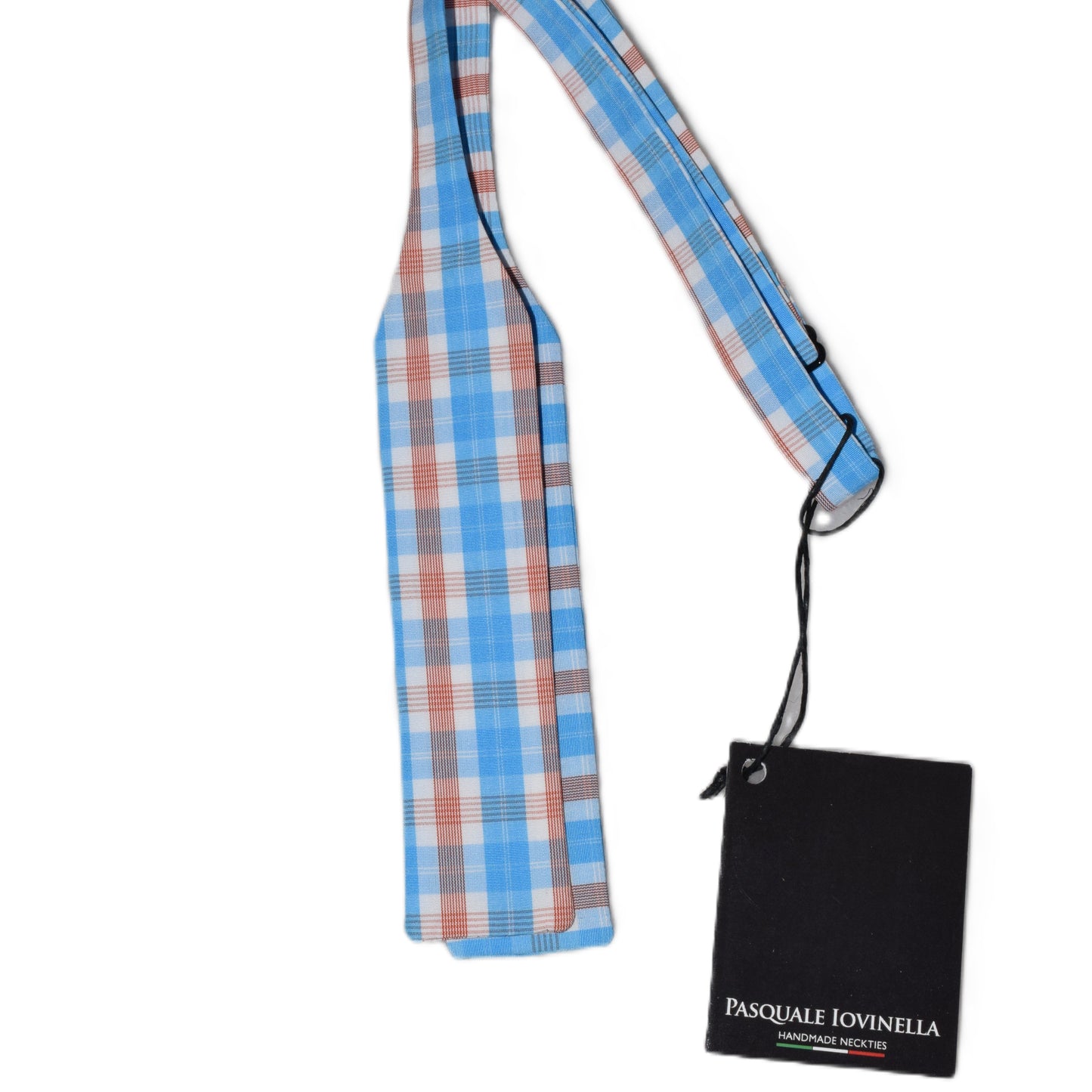 Red, white and blue plaid bowtie (child)